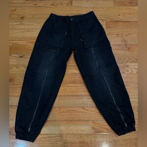 DENIM CARGO JOGGERS XL